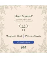 Gaia Herbs SleepThru - Natural Sleep Support Supplement with Organic Ashwagandha Root, Organic Magnolia Bark, Passionflower, and Jujube Date