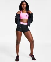 Nike Womens Active Sportswear Essential Repel Woven Jacket Padded Medium Impact Sports Bra Pull On Shorts Pegasus 40 Running Sneakers