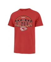 Men's '47 Brand Red Distressed Kansas City Chiefs Regional Franklin T-shirt