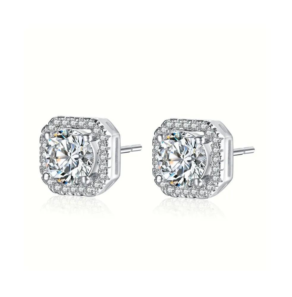 Crystal Stud Earrings for Women