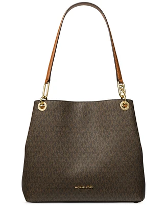 Michael Kors Kensington Large Logo Shoulder Tote