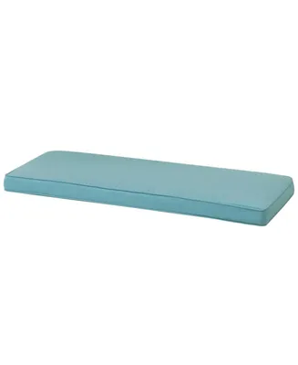 Aoodor Patio Bench Cushion Outdoor Olefin Fabric Slipcover Sponge Foam 46.5” x 17.7” 3