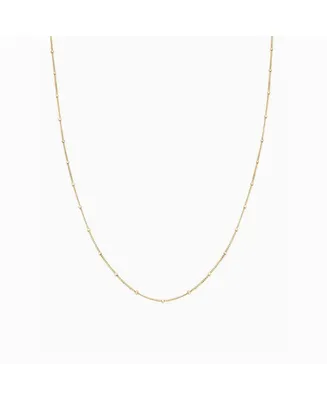 Sterling Silver 18k Gold Plated Savannah Basic Chain Necklace