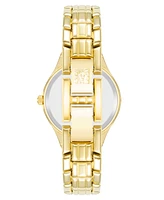 Anne Klein Women's Quartz Round Gold-Tone Alloy Watch, 28mm