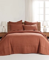 Levtex Cross Stitch Stitching 2-Pc. Bedspread Set, Twin/Twin Xl