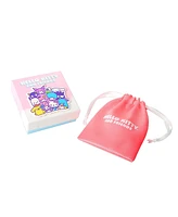 Sanrio Hello Kitty Kuromi Brass Flash Plated Enamel Stud Earrings