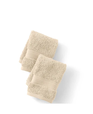 Lands' End Premium Supima Cotton 2-Piece Washcloth Set