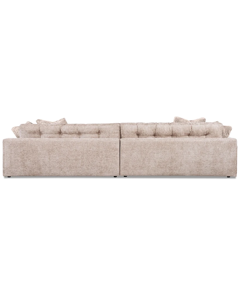 Pherie 152" 2-Pc. Fabric Sofa, Created for Macy's