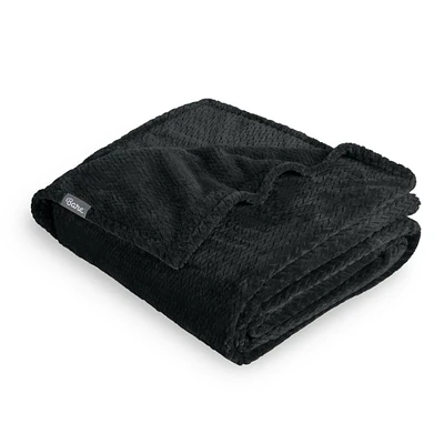 Bare Home Textured Micro plush Fleece Twin/Twin Xl Blanket