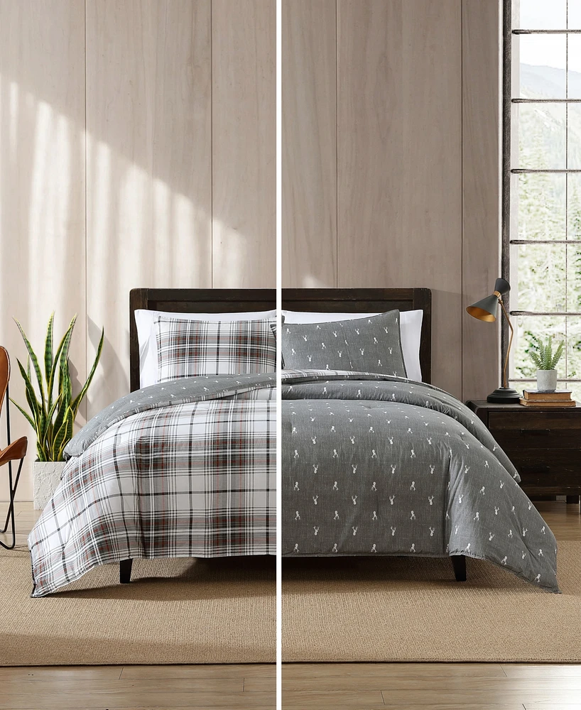 Eddie Bauer Alder Plaid 3-Pc. Comforter Set