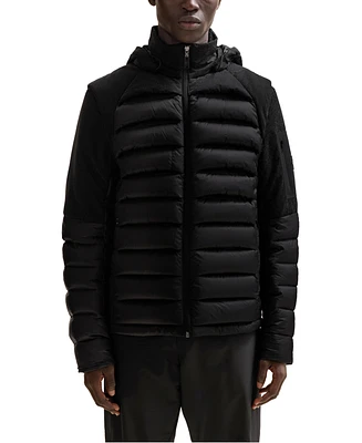 Boss by Hugo Boss Men's Detachable Hood Water-Repellent Jacket