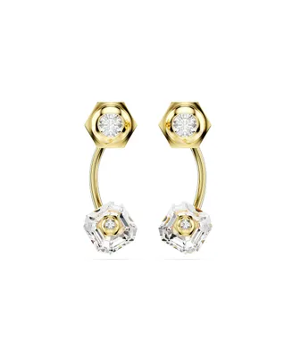 Swarovski Mixed Cuts, White, Gold-Tone Numina Earring Jackets