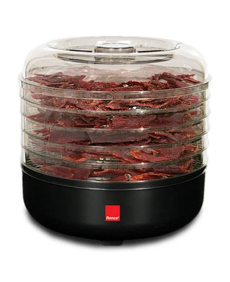 Ronco Beef Jerky Machine with 5 Stackable Trays, Easy-to-Use Dehydrator and Food Preserver, Perfect for Meat, Fruit, Vegetables and More
