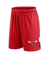Men's Fanatics Red Chicago Bulls Slice Shorts