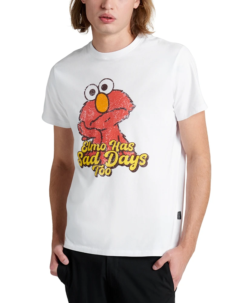 Kenneth Cole X Sesame Street Men's Slim Fit Elmo T-Shirt