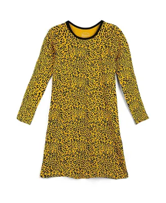 Mightly Toddler Girls Fair Trade Organic Cotton Long Sleeve T-Shirt Dress