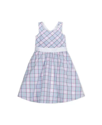 Hope & Henry Girls' Sleeveless Special Occasion Party Dress with Cross Back Detail, Infant