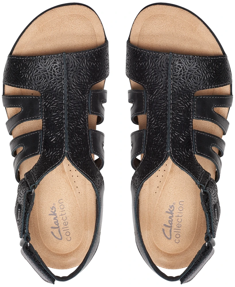 Clarks Women's April Belle Strappy Slingback Sandals