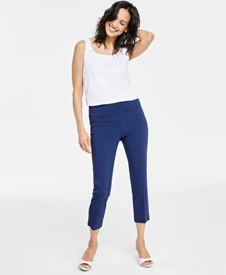 I.N.C. International Concepts Womens Tummy Control Pull On Capri Pants 0p 28w Created For Macys