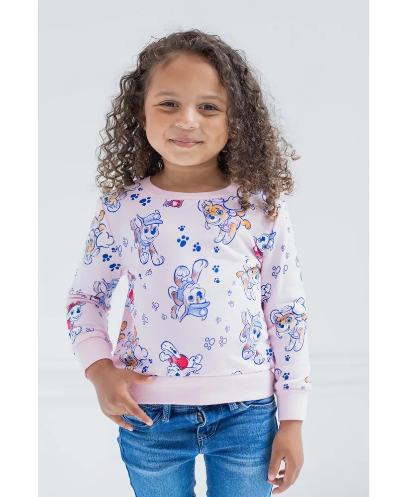 Paw Patrol Marshall Chase Skye Everest Girls Pullover Sweatshirt Toddler |Child