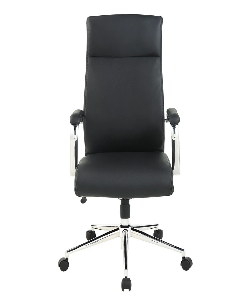 Office Star 48" Fabric, Chrome High Back Manager's Chair