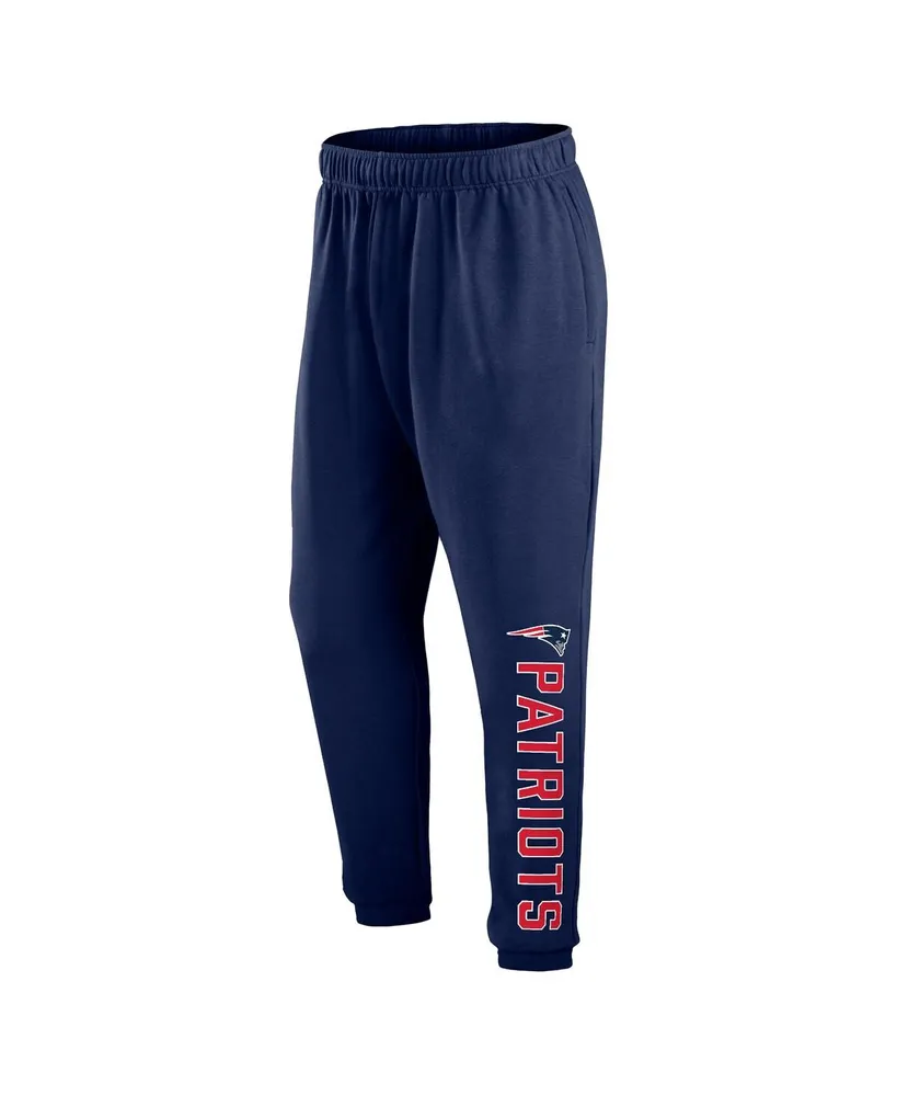 Men's Fanatics Navy New England Patriots Big and Tall Chop Block Lounge Pants