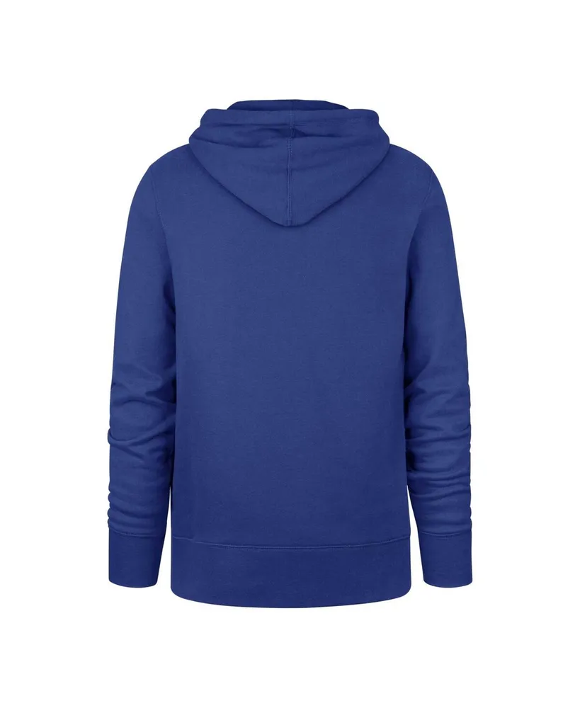 Men's '47 Brand Royal Texas Rangers Dime Headline Pullover Hoodie