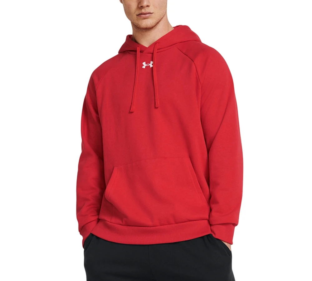 Under Armour Men's Rival Logo Embroidered Fleece Hoodie