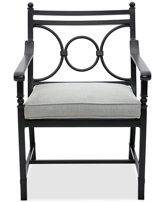 Wythburn Mix and Match Scroll Outdoor Dining Chair, Created for Macy's