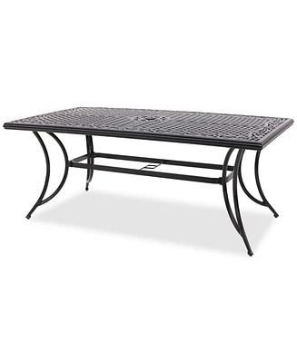 Wythburn Mix and Match 72"x 38" Cast Aluminum Outdoor Dining Table, Created for Macy's