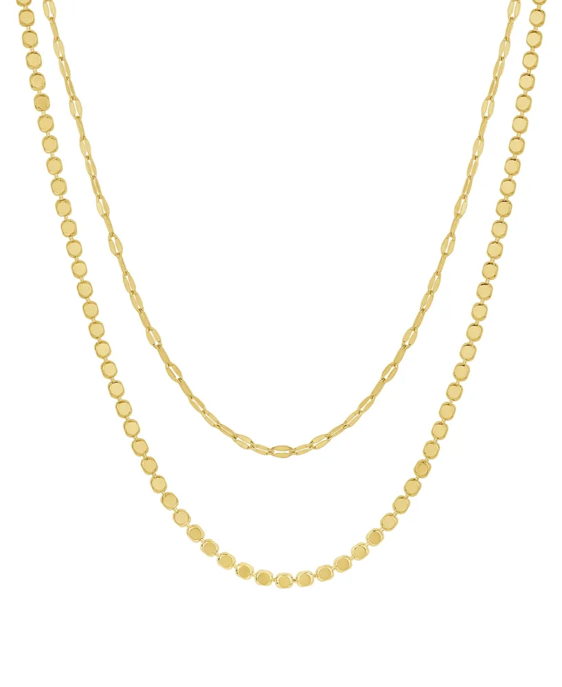 And Now This 18K Gold Plated Layered Necklace