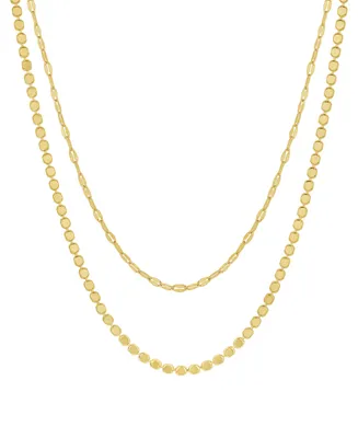 And Now This 18K Gold Plated Layered Necklace