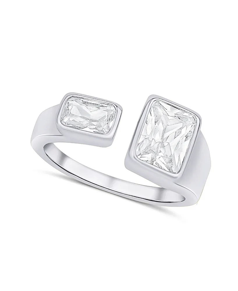 And Now This Cubic Zirconia Modern Ring