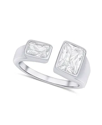 And Now This Cubic Zirconia Modern Ring