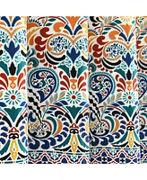 Lush Decor Boho Medallion Window Curtain Panels