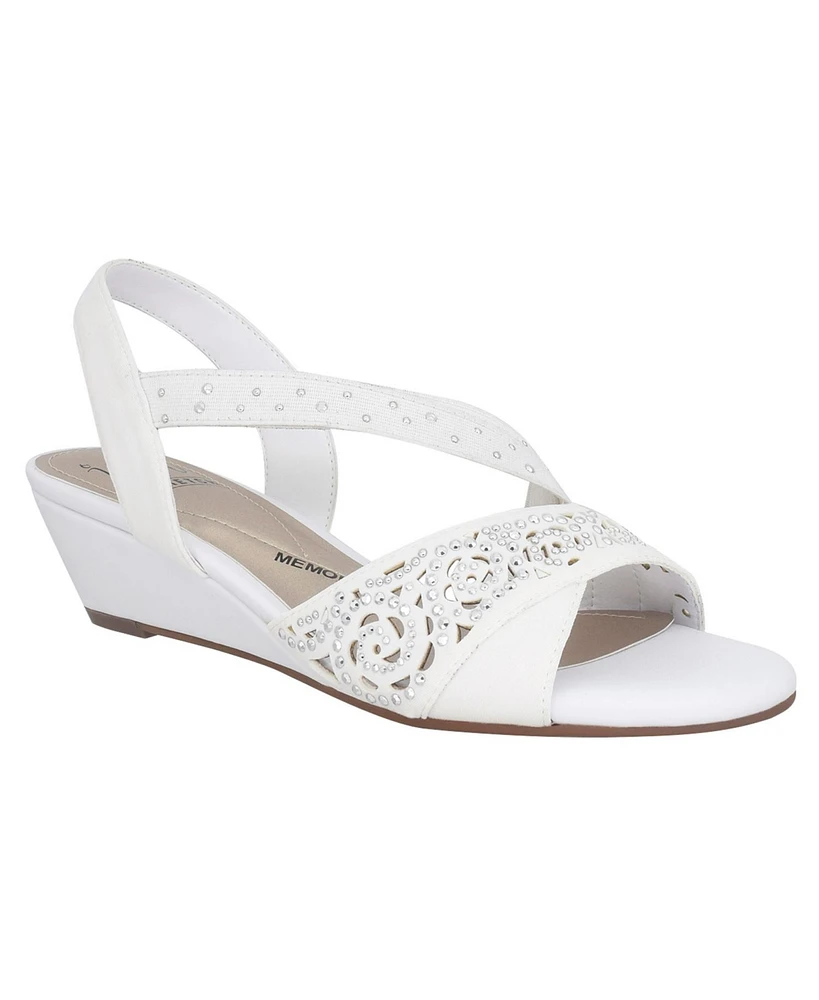 Impo Women's Grace Stretch Wedge Sandals