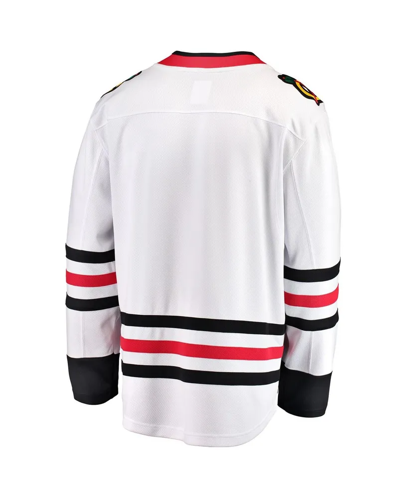 Men's Fanatics White Chicago Blackhawks Breakaway Away Jersey