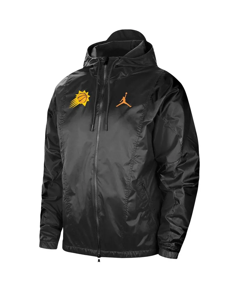 Men's Jordan Black Phoenix Suns Authentic Statement Edition Full-Zip Windbreaker