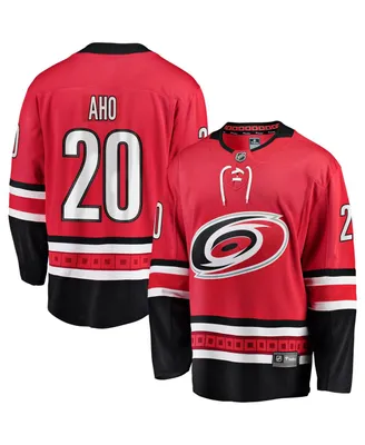 Men's Fanatics Sebastian Aho Red Carolina Hurricanes Alternate Breakaway Player Jersey