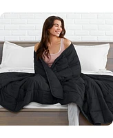 Bare Home Weighted Blanket, 15lbs (48" x 72") - Cotton