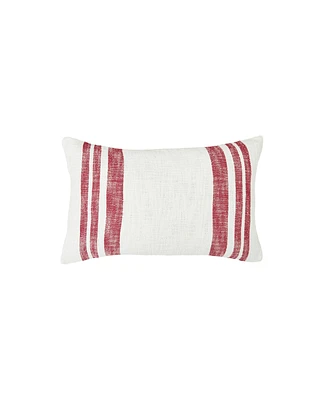 14" x 22" Morgan Ruby Woven Luxury Premium Spring & Summer Rectangle Accent Throw Pillow