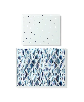 Lenox Blue Bay 2 Pc. Glass Cutting Board Set
