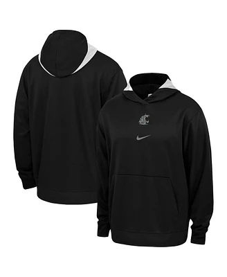 Men's Nike Black Washington State Cougars Basketball Spotlight Performance Pullover Hoodie
