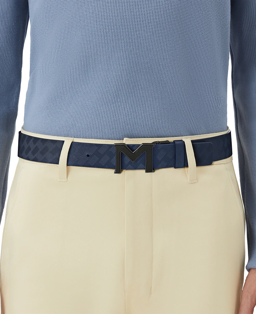 Montblanc Men's M Pin Buckle Reversible Leather Belt