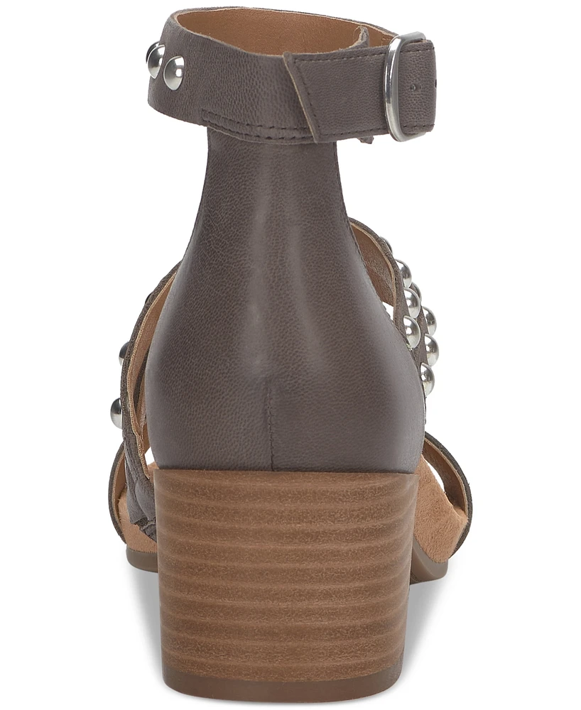 Lucky Brand Women's Piah Studded Block-Heel City Sandals