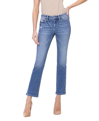 Flying Monkey Women's Low Rise Slim Bootcut Jeans