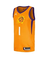 Men's Jordan Devin Booker Orange Phoenix Suns Swingman Jersey Player - Statement Edition