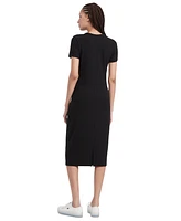 Tommy Jeans Women's Ribbed Bodycon Midi Dress
