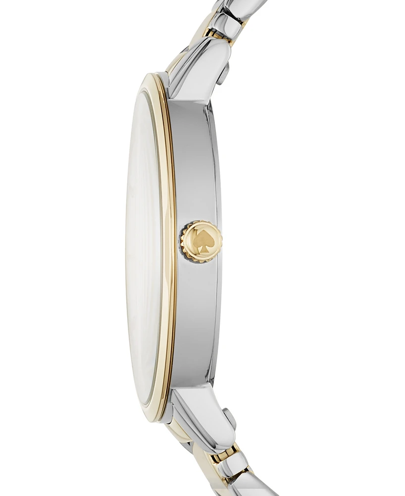 kate spade new york Women's Gramercy Three-Hand Two-Tone Alloy Watch 38mm, KSW9015