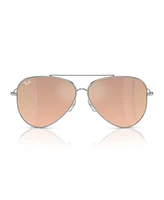 Ray-Ban Unisex Sunglasses, Aviator Reverse RBR0101S